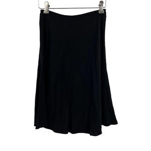 LAMade Black A Line Knit Skirt Small New